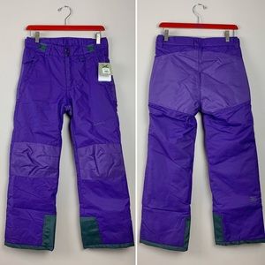 NWT 14/16 Arctix Kids Girls Snow Pants Purple Large Winter Skiing Snowboarding
